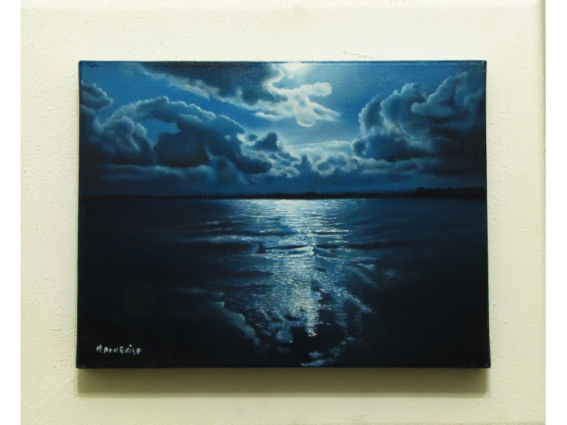 Mare di notte - Quadro Moderno d'autore