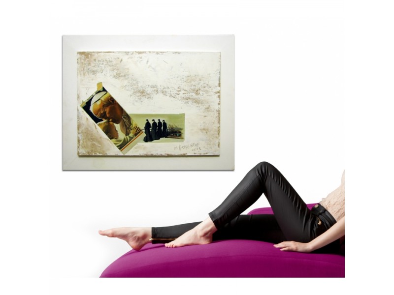 The Polish Pope - Modern painting by author 82x66 The Polish Pope - Modern painting by author 82x66