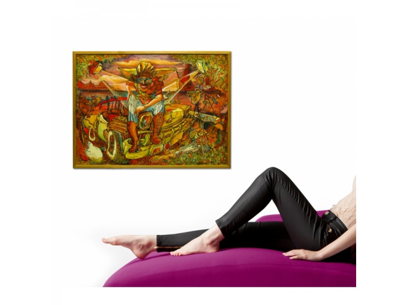 Il Pirata Immagine - Quadro Moderno d'autore 72x52 Il Pirata Immagine - Quadro Moderno d'autore 72x52