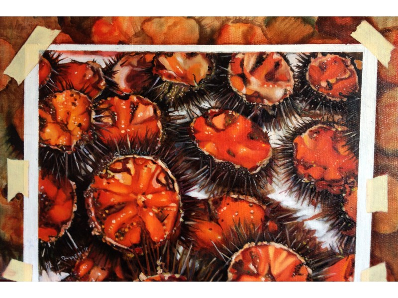 I Ricci di mare, vero o falso? - Quadro Moderno d'autore 50x40 I Ricci di mare, vero o falso? - Quadro Moderno d'autore 50x40